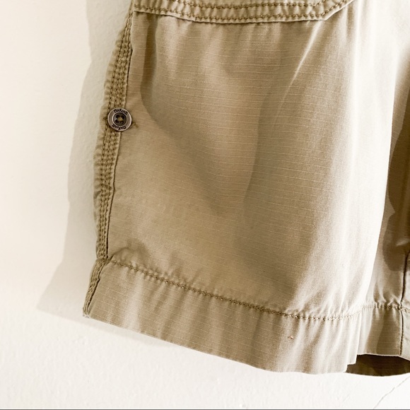 Carhartt Women’s Relaxed Fit Khaki Rolled Hiking Outdoor Shorts Sz 8 - Picture 6 of 12